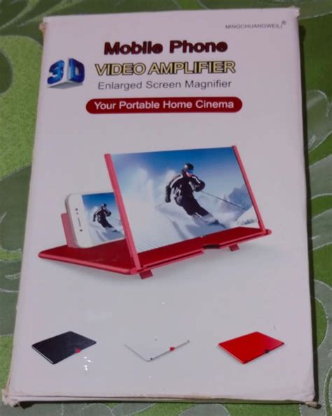 D Mobile Phone Video Amplifier Pcs Mobile Phones Gadgets Mobile