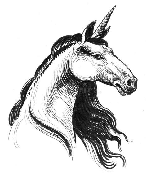 White Unicorn Stock Illustration Illustration Of White 112244762