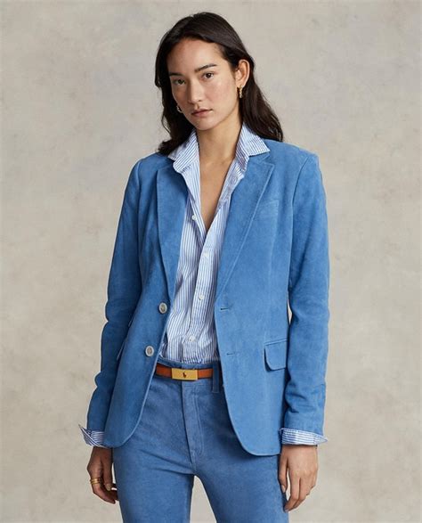 Womens Suede Blazer With Lapels · Womens Fashion · El Corte Inglés