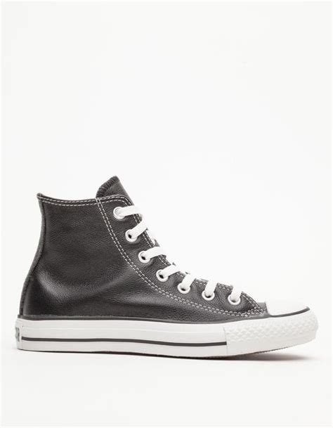 Lyst - Converse Leather High Top All Star in Black