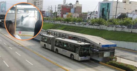 Ciclista Invade A V A Del Metropolitano Y Genera Indignaci N De