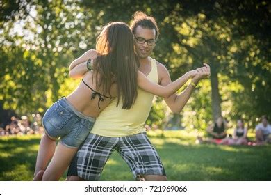 Man Woman Dancing Dip Move Training Stock Photo 721969066 | Shutterstock