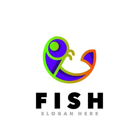 Fish symbol logo 27375172 Vector Art at Vecteezy