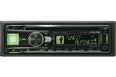 Alpine CDE 195BT CD RECEIVER WITH BLUETOOTH Audio Images