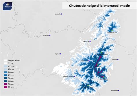 Dès lundi soir retour de la neige sur les Vosges Météo Lor