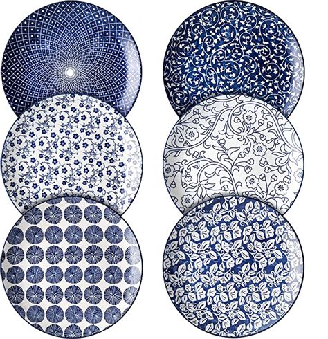 Amazon Selamica Inch Porcelain Dinner Plates Large Size