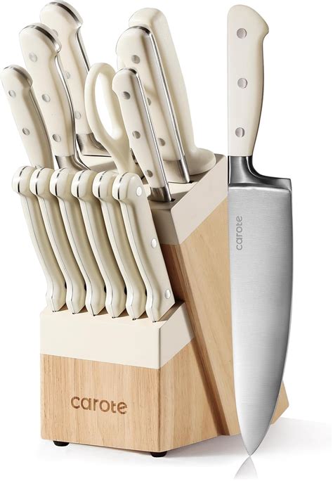 Amazon Sabatier 15 Piece Forged Triple Rivet Knife Block Set High