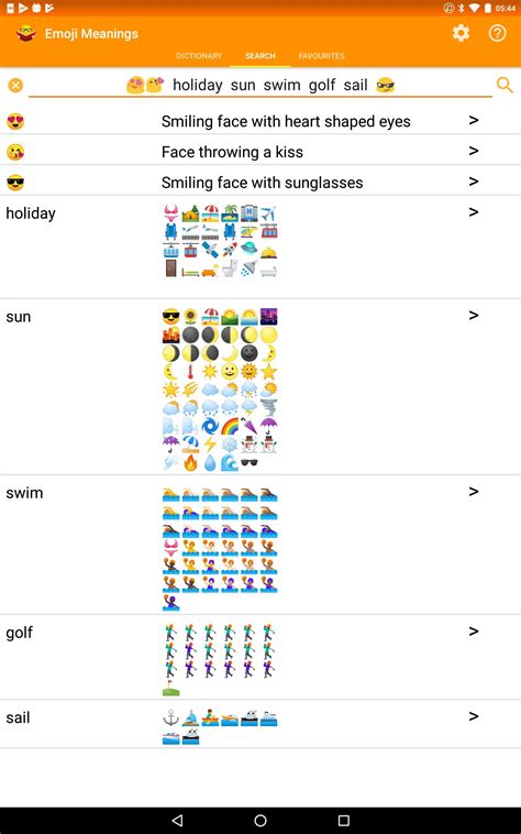 Emoji Meanings Chart Printable