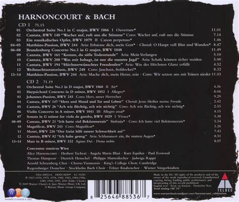 Harnoncourt Conducts Bach Nikolaus Harnoncourt CD Album Muziek