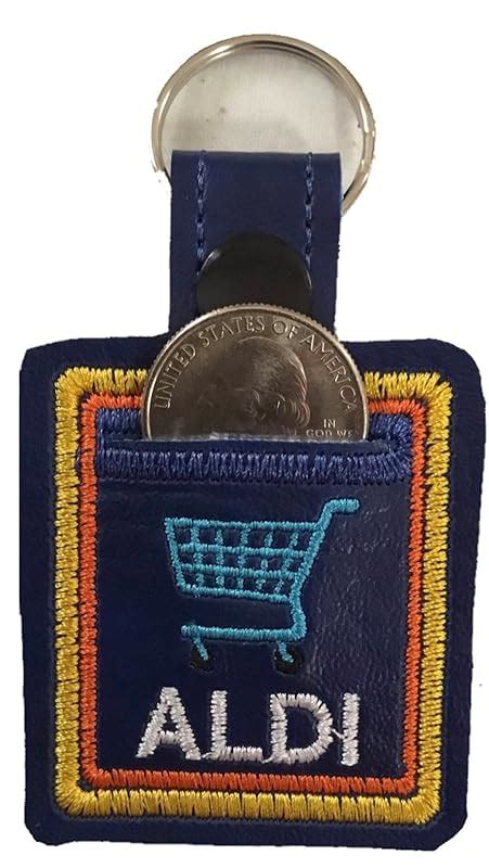 Shopping Cart Aldi Quarter Holder Keychain Key Fob Quarter