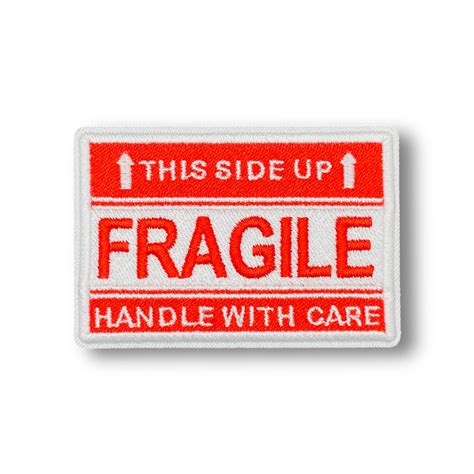 Fragile Handle With Care This Side up Patch - Etsy