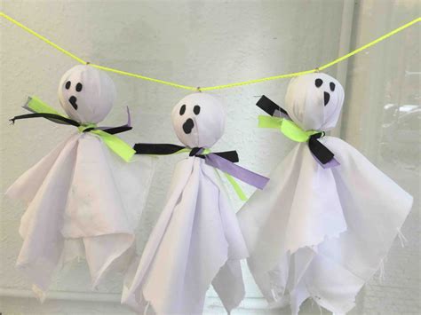 Manualidades de Halloween para niños Fantasmas