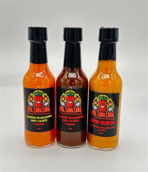 Hot Sauce Gift Set Hot Box Etsy