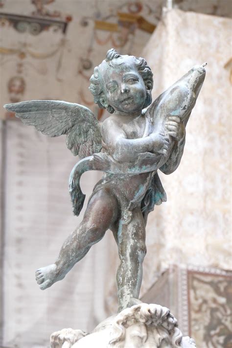 Putto With Dolphin Verrecchio Palazzo Vecchio