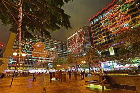 East Tsim Sha Tsui The City With Christmas Decorations 20 Dec 2013