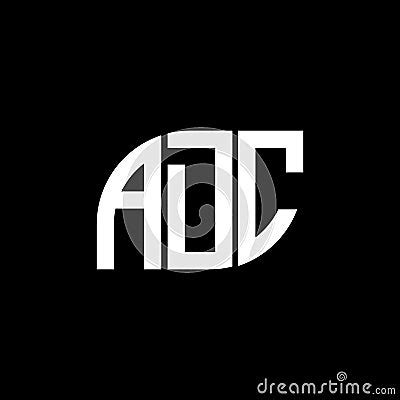 ADC Letter Logo Design On Black Background.ADC Creative Initials Letter Logo Concept.ADC Letter ...