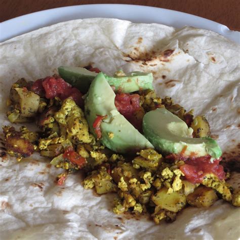 Tracy S Living Cookbook Big Breakfast Burrito From Forks Over Knives