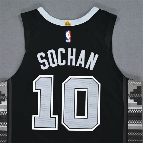 Jeremy Sochan San Antonio Spurs Game Worn Statement Edition Jersey