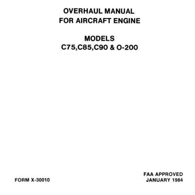 Continental C75, C85, & C90 Engines Manual | eAircraftManuals.com