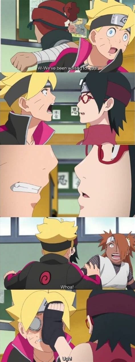 Boruto and Sarada's First Kiss happened #boruto #sarada #cosplayclass # ...