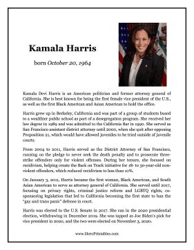 Kamala Harris Hero Biography