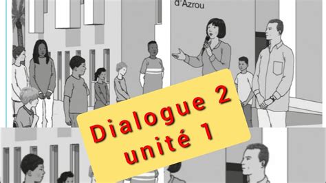 Dialogue 2 unité 1 mes apprentissage en français 5ème les Marocains du