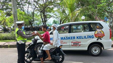 Operasi Zebra Agung Di Klungkung Pengendara Wajib Bermasker