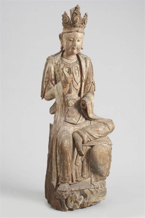 Bodhisattva Of Compassion Guanyin Made In China Period Qing Dynasty