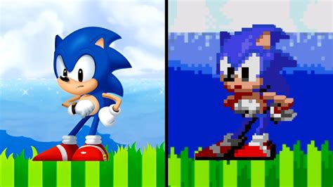 Sonic 2 Vs Sonic 2 Hd Youtube