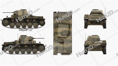 Panzer II Clipart and Blueprint - Download Military Clip Art Images in ...