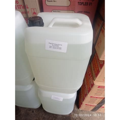 Jual Gula Cair 30kg Fructose Fruktosa 30 Kg Gojek Only Free Jerigen