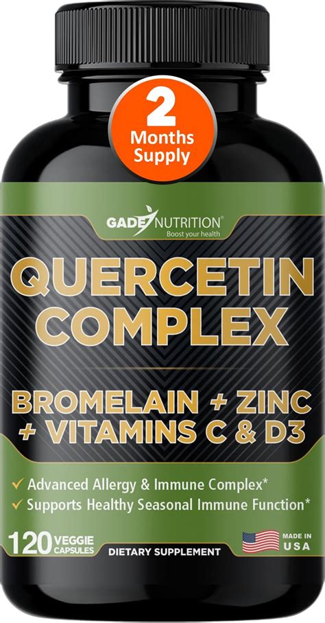 Amazon Organic Quercetin Quercetin With Bromelain Quercetin