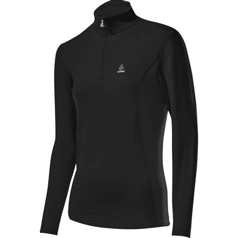 L Ffler Maglia A Maniche Lunghe Midlayer Donna Transtex Nero