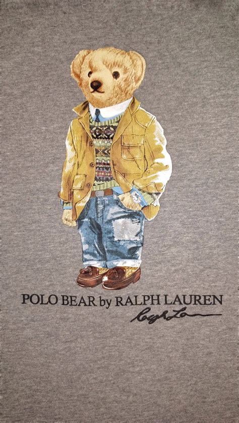 Ralph Lauren Bear In 2021 Polo Bear Animal Graphic Bear