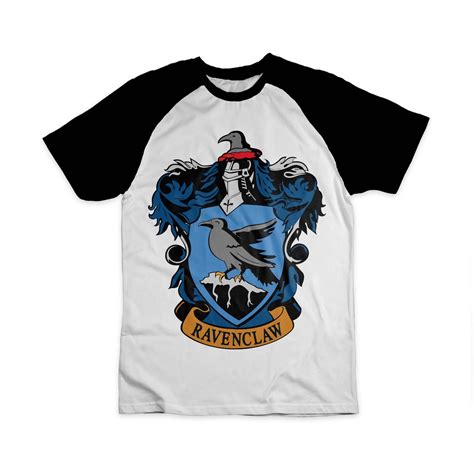 Camiseta Harry Potter Casa De Hogwarts Corvinal Escorrega O Pre O