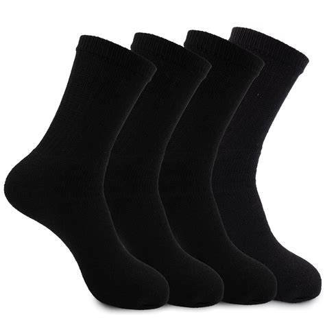 4 Pair Men's Quarter Socks – Security Uniform