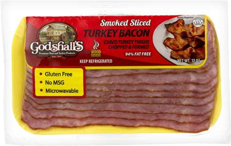 Godshalls Smoked Sliced Turkey Bacon Godshalls791241500144 Customers Reviews Listexonline