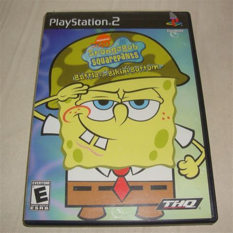 51 Off On Spongebob Squarepants Battle For Bikini Bottom Playstation 2 Disc Case Andmanual