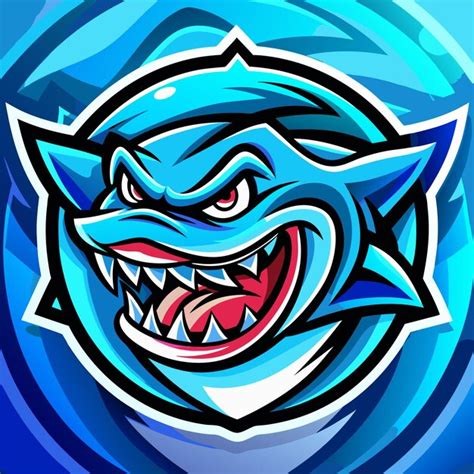 Shark Esport Mascot Logo Design Premium AI Generated Vector