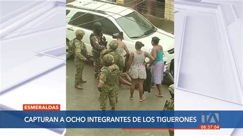 La Policía y las FF AA capturaron a 8 integrantes de los Tiguerones en