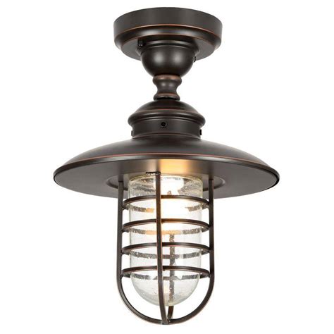 Hampton Bay Dual Purpose Light Outdoor Hanging Oil Rubbed Bronze