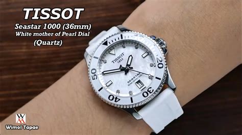 ปรับลุคครั้งใหญ่ Tissot Seastar 1000 36mm White Mother Of Pearl Wimol Tapae Youtube