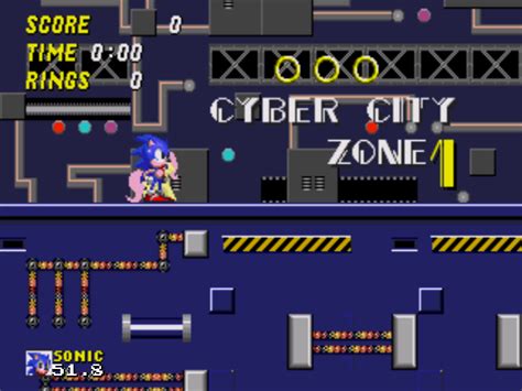 Sonic 2 Beta Cyber City By Theredthunder360 On Deviantart