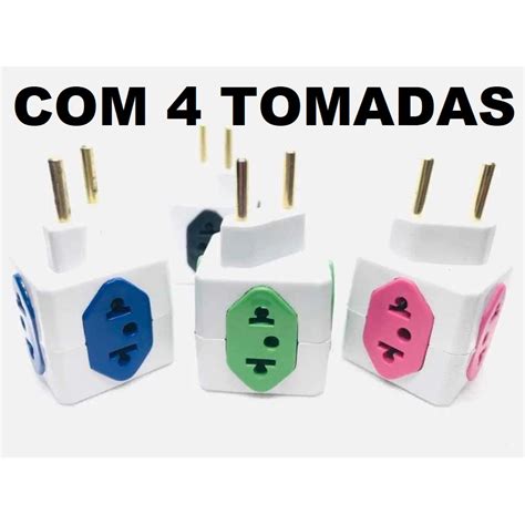 Adaptador em Cubo Tomada 10a Benjamin Padrão Novo E Antigo 4