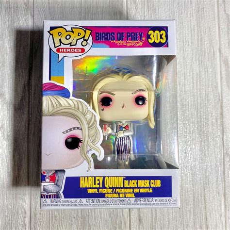 Birds Of Prey Harley Quinn Black Mask Club 303 Funko Pop Hobbies