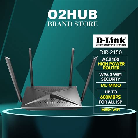 D Link Dir Ac High Power Mesh Wifi Mu Mimo Gigabit Router Dual