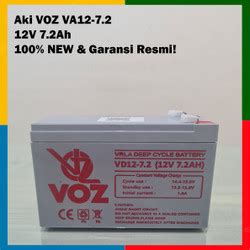 Jual Aki UPS VOZ 12V 7 2AH Deep Cycle Baterai UPS Aki Kering Batere