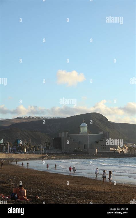 The Alfredo Kraus Auditorium On Las Canteras Beach In Las Palmas De