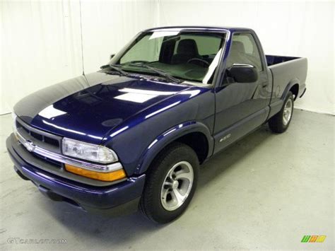 Indigo Blue Metallic 2002 Chevrolet S10 Ls Regular Cab Exterior Photo 48357253