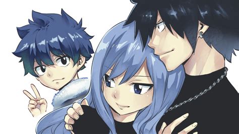 Juvia Lockser And Gray Fullbuster Fairy Tail Drawn By Mashimahiro